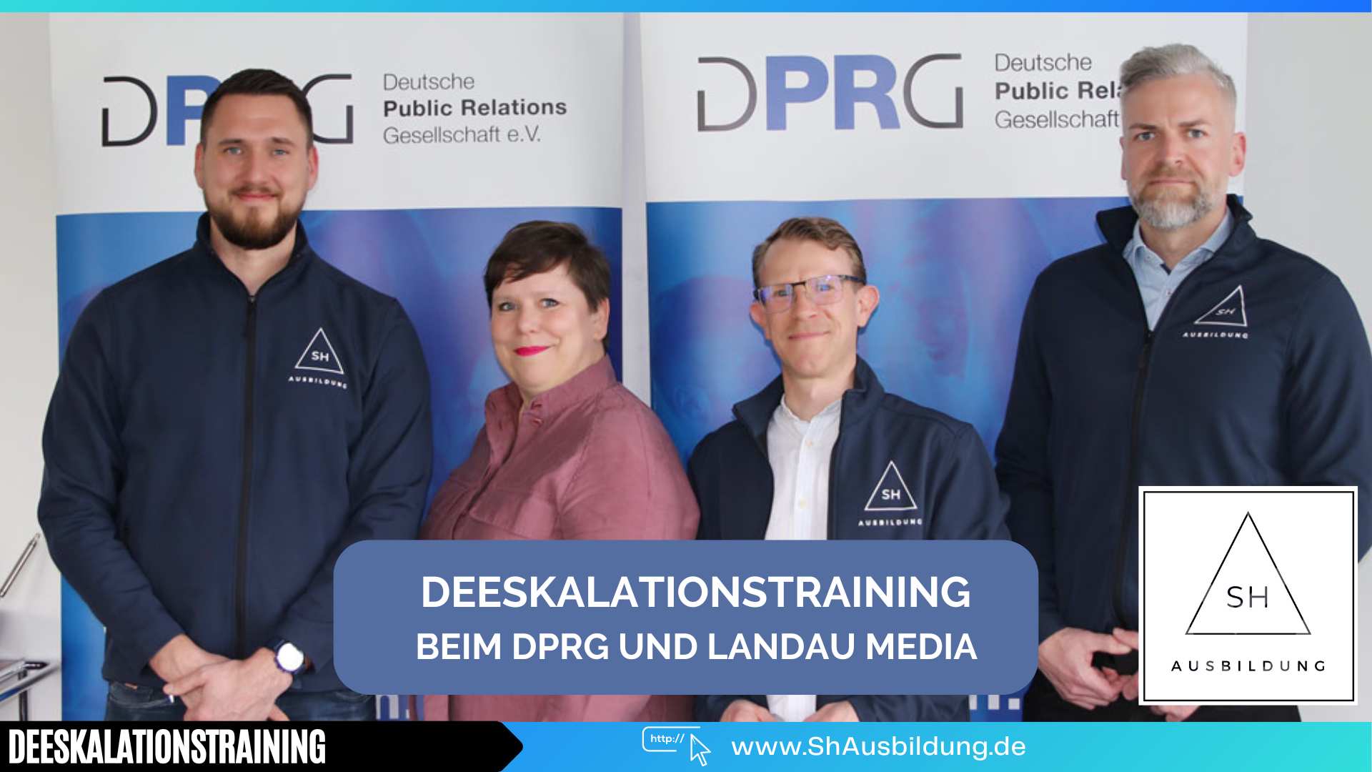 SH Ausbildung beim DPRG und Landau Media Deeskalationstraining